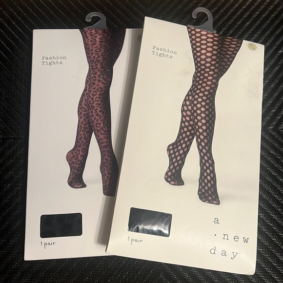 a•new day Accessories - 2 pairs of Fashion Tights